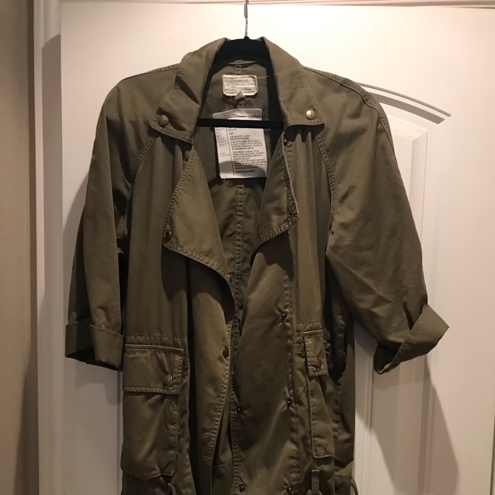 Current Elliott Military Infantry Jacket Green 2
